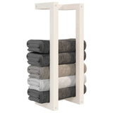 Porte Serviette Mural Bois Blanc