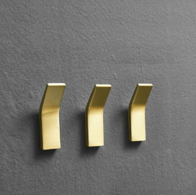 Crochet Porte Manteau Doré