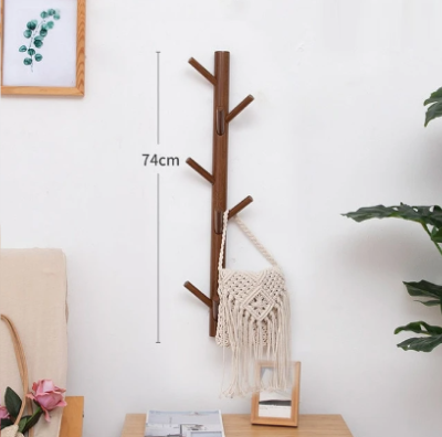 Porte Manteau Mural Vertical Bois