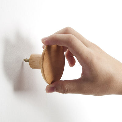 Patère Bois <br> Ronde