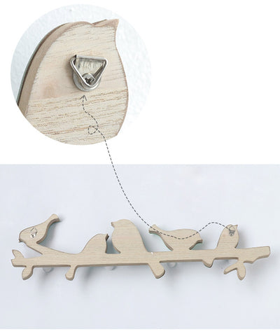 Porte Manteau Mural Oiseau