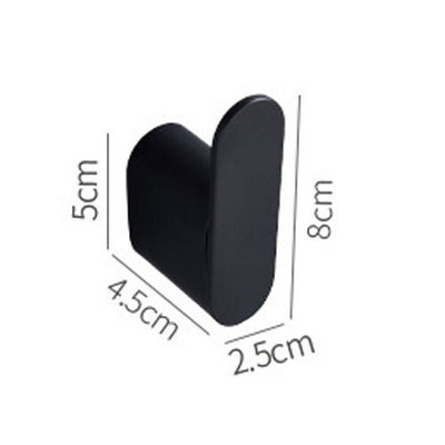 Crochet Porte Manteau <br> Vertical Noir