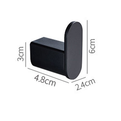 Crochet Porte Manteau <br> Vertical Noir