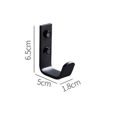 Crochet Porte Manteau <br> Rack Noir