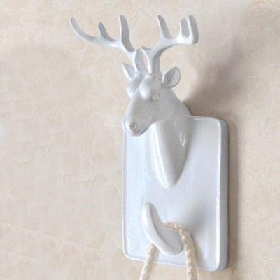 Crochet Porte Manteau Cerf Blanc