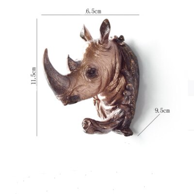 Crochet de Porte Manteau <br> Animal Réaliste