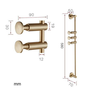 Porte Manteau Mural Vertical 