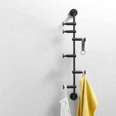 Patère Vertical Moderne Noir