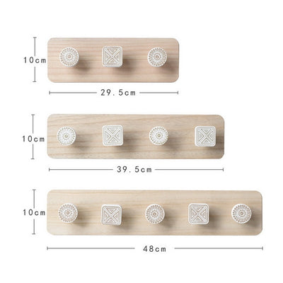 Porte Manteau Mural Beige