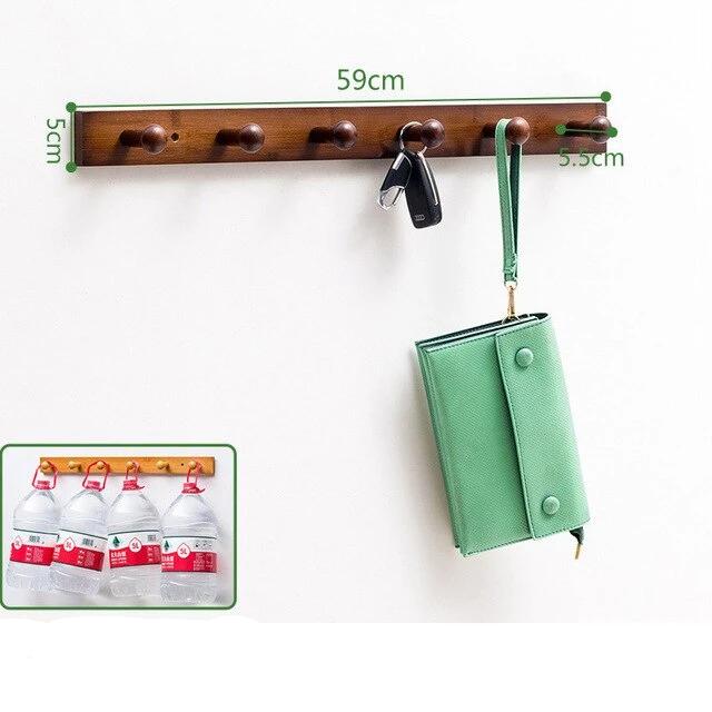 Porte Manteau Mural Bambou