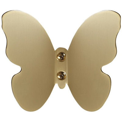 Porte Manteau Papillon Doré