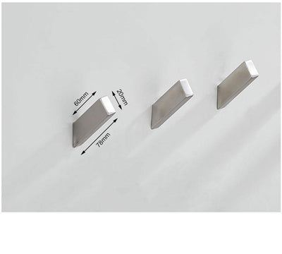 Crochet Porte Manteau <br> Elégant Argent