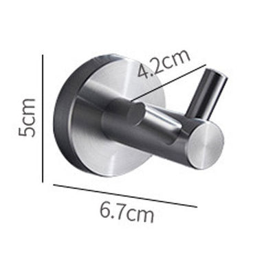 Patère Crochet Porte Manteau Argent