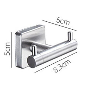 Patère Crochet Horizontale Argent