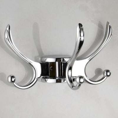 Porte Manteau Mural Demi Perroquet Chrome