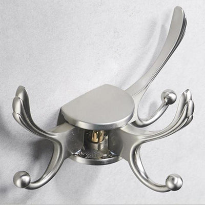 Porte Manteau Mural Demi Perroquet Argent