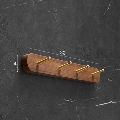 Porte Manteau Mural Doré