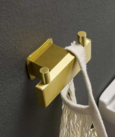 Crochet Porte Manteau Doré Horizontale