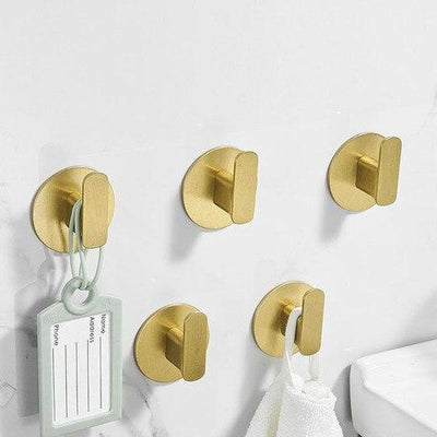 Crochet Mural Angle Droit Doré