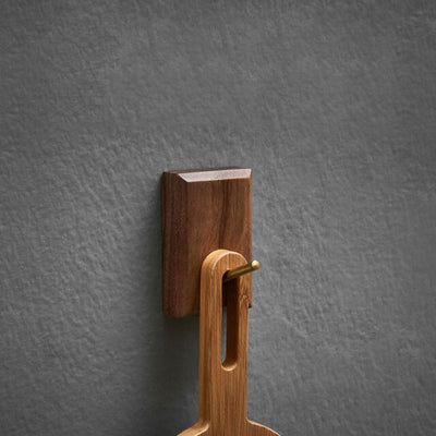 Crochet Mural Bois Rectangulaire