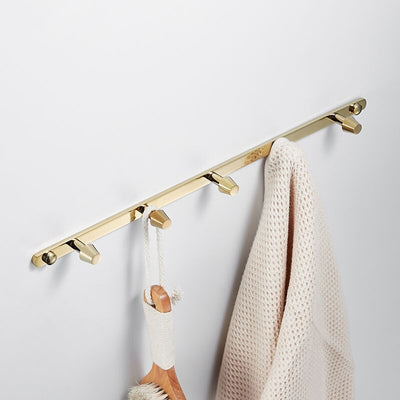 Porte Manteau Mural Design Doré