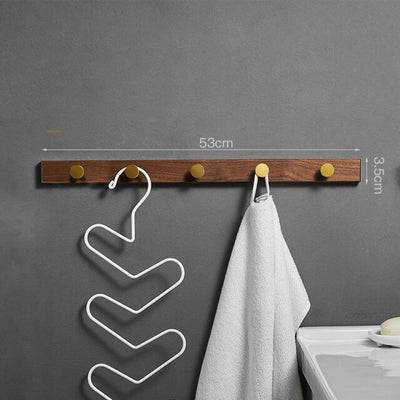 Porte Manteau Mural Bois Salle de Bain