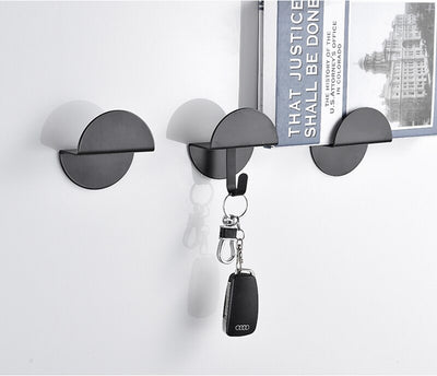 Crochet Porte Manteau Noir Design