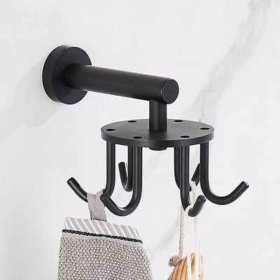 Patère Murale Perroquet Noire