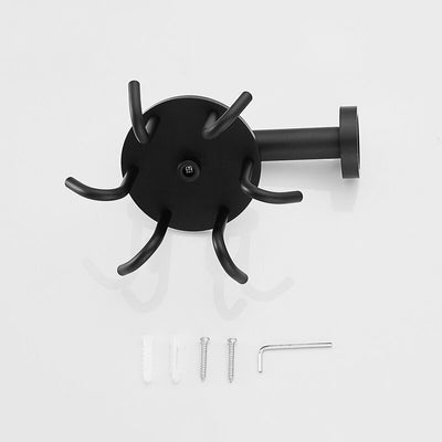 Patère Murale Noire