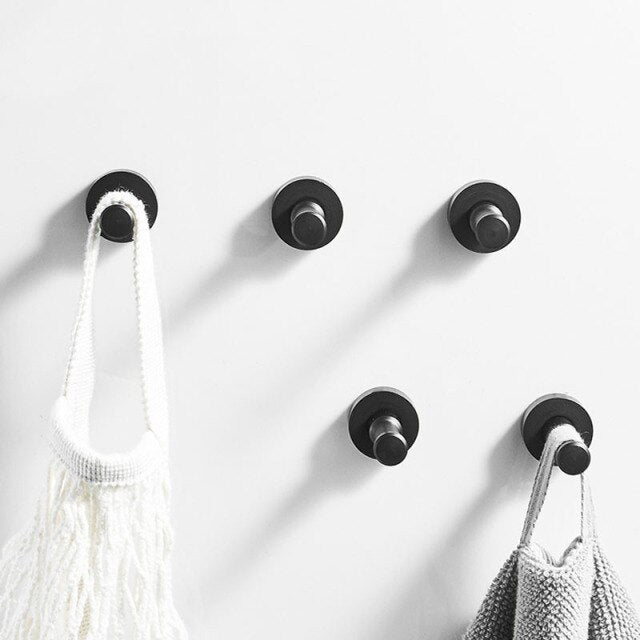 Crochet Porte Manteau Moderne Noir