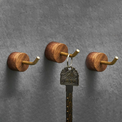 Crochet Mural Petit Rond Bois