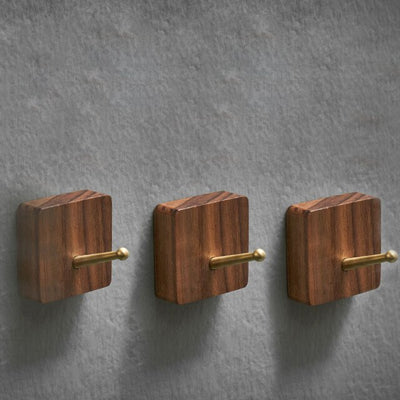 Crochet Mural Carré Bois