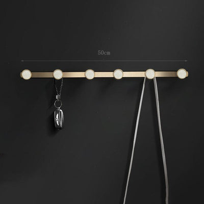 Porte Manteau Mural Doré Blanc