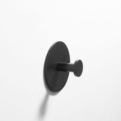 Crochet Porte Manteau Rond Noir