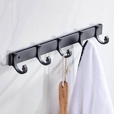 Patère Aluminium Noire