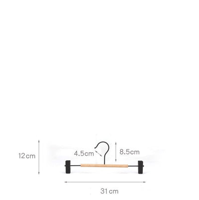 Cintre Pince <br> Bois Foncé Chic