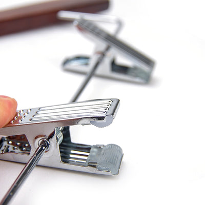 Cintre à Pince <br> Bois Naturel